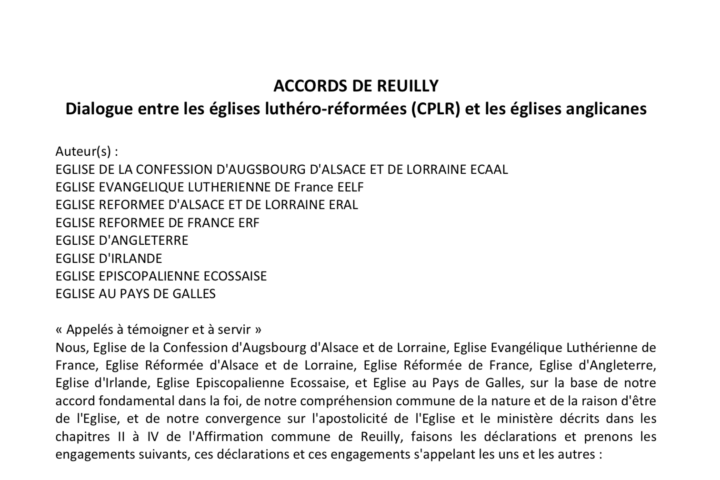 Accords de Reuilly